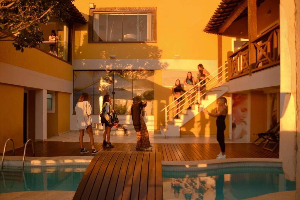 Casa 6 Suites Geriba Buzios C Piscina Exterior foto